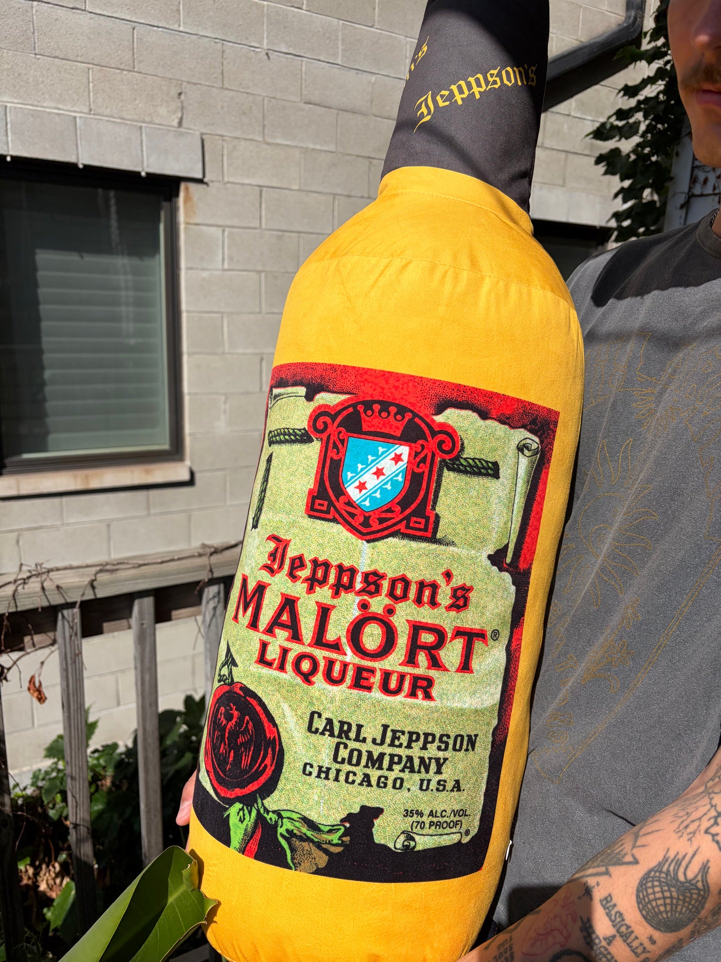 The Malört Body Pillow