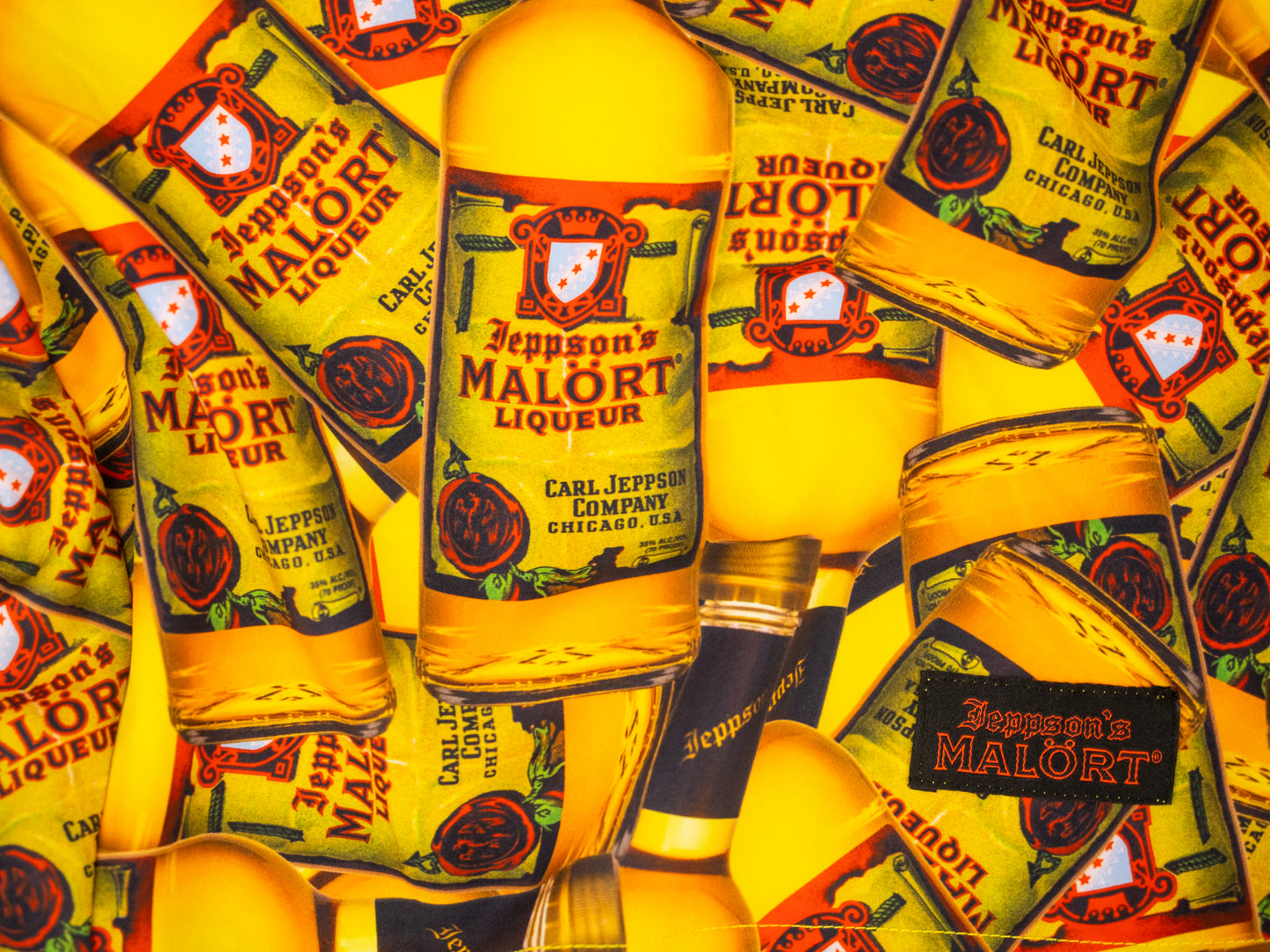Malört Bottle Board Shorts