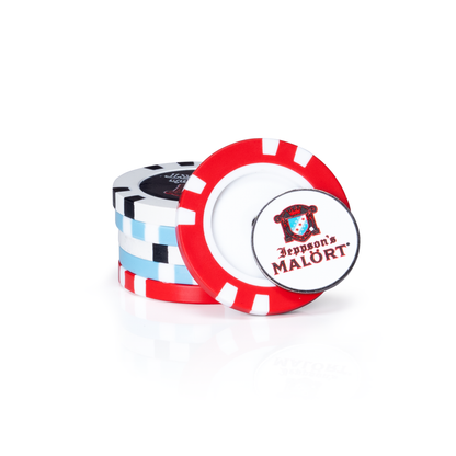Malört Poker Chip Ball Markers