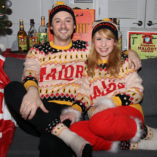 "Naughty List" Malört Holiday Sweater