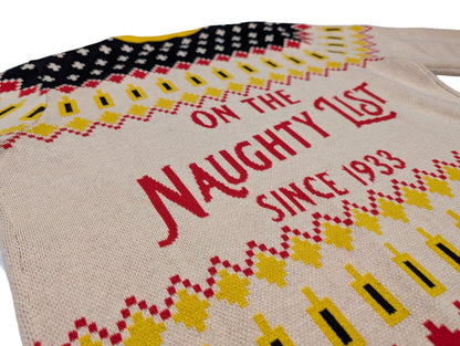 "Naughty List" Malört Holiday Sweater