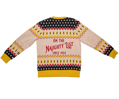 "Naughty List" Malört Holiday Sweater